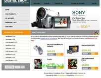 歐美風(fēng)數(shù)碼產(chǎn)品購物網(wǎng)頁模板(編號:602303) - 提升電子產(chǎn)品銷售的現(xiàn)代解決方案